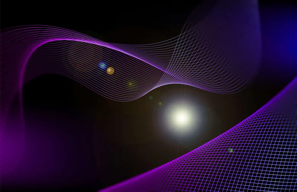 Purple wave visual